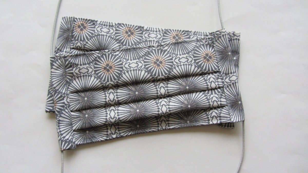 Dámská rouška dvouvrstvá  - Kruhy