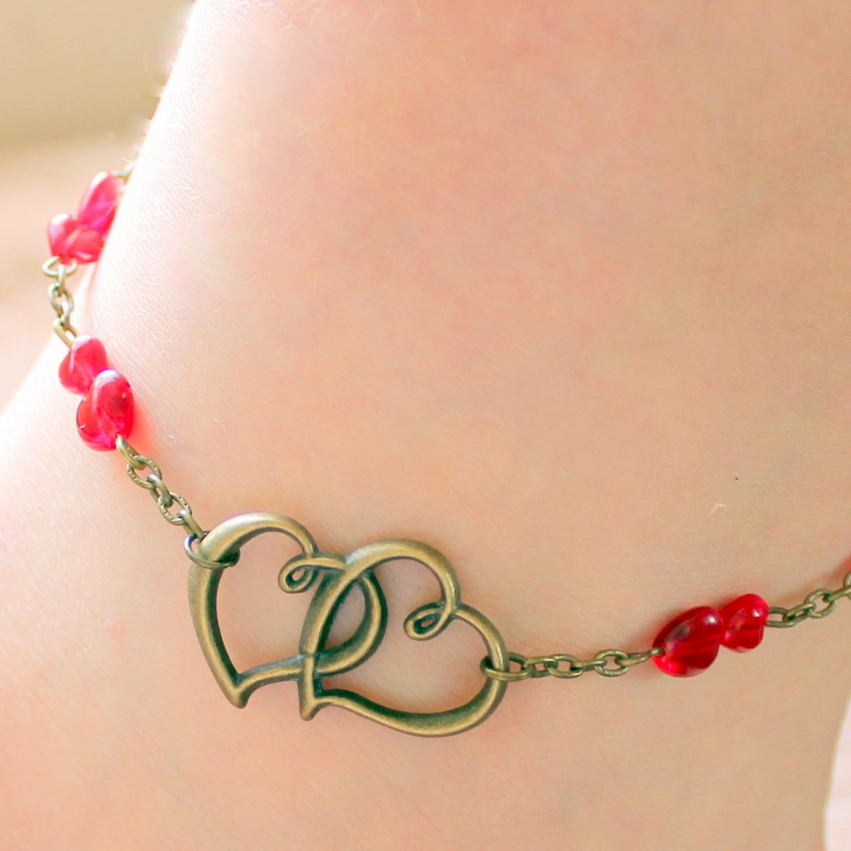 Letní řetízek na nohu