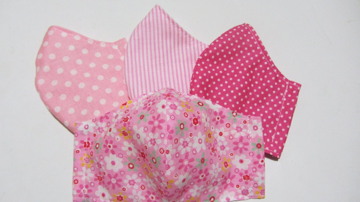 Roušky dětské - Růžové