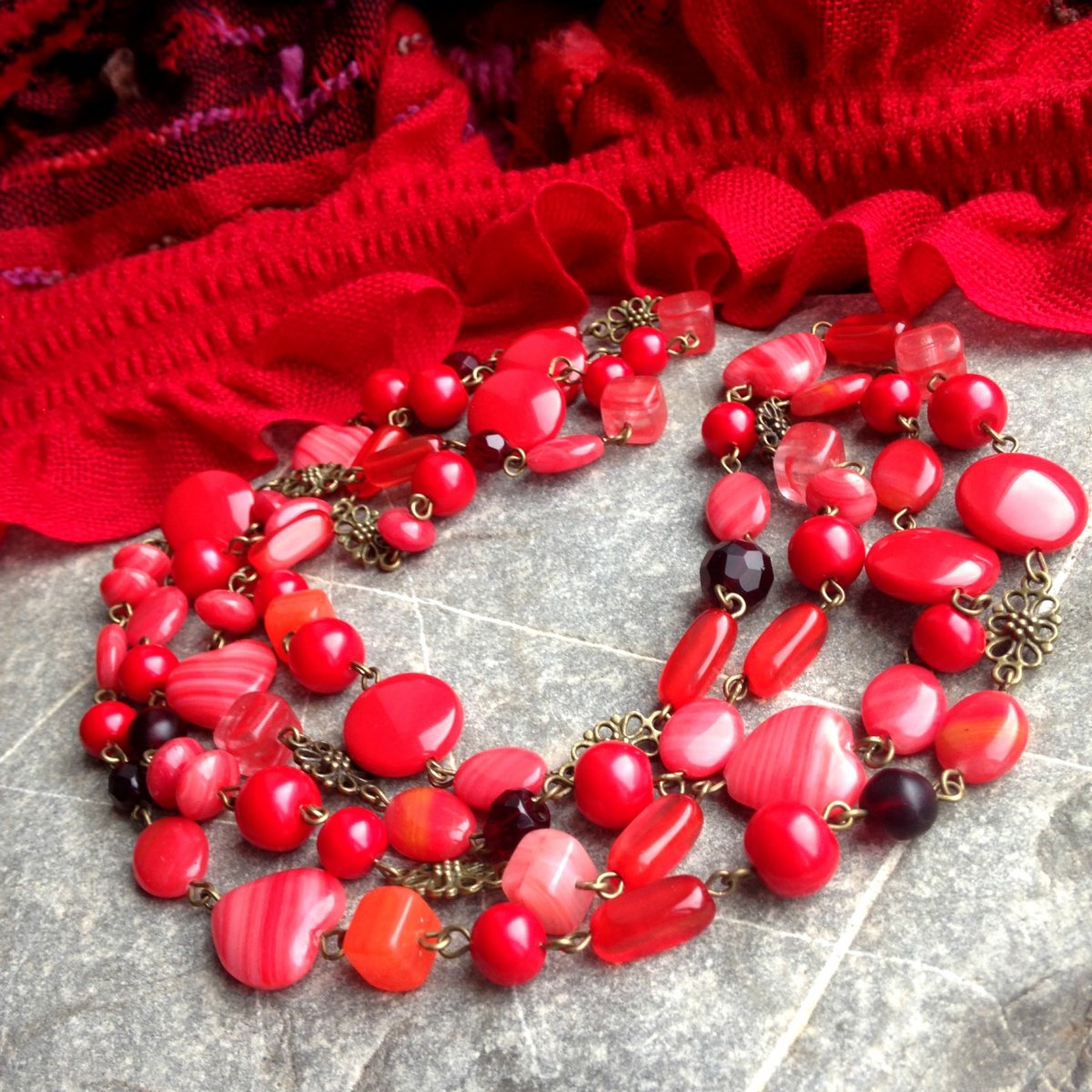 Náhrdelník Šípkový čaj