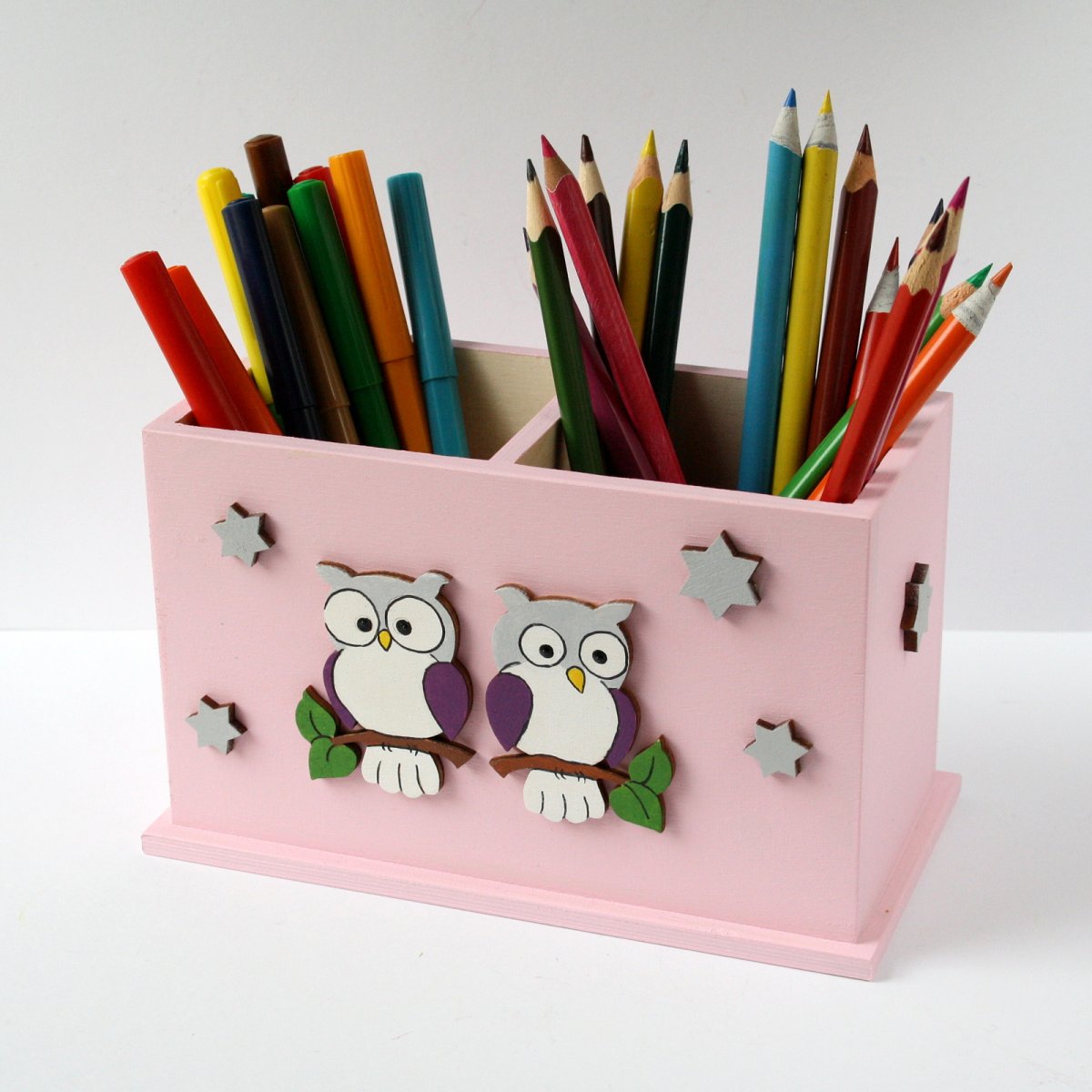 Dvojitý tužkovník se sovičkami