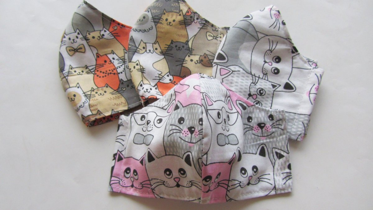Roušky dětské - Kočičky