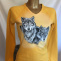 Žluté tričko s vlky