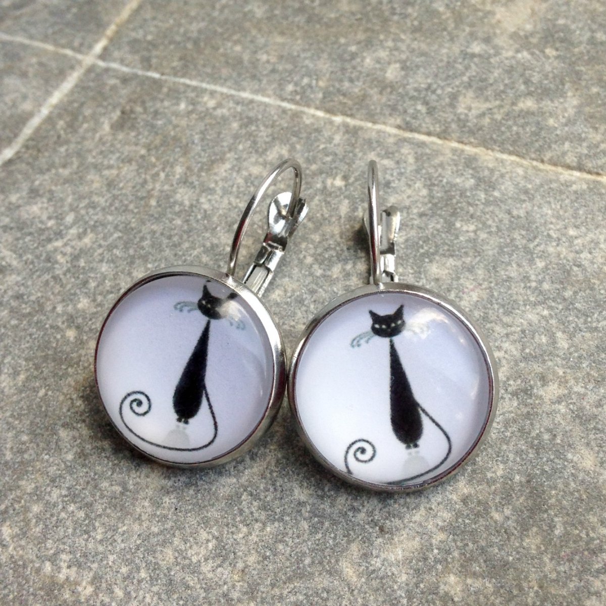 Náušnice Kočky 8