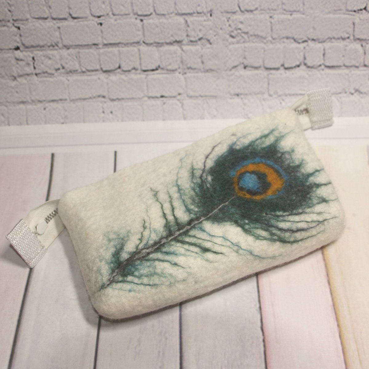 Kosmetická taštička - Paví pero