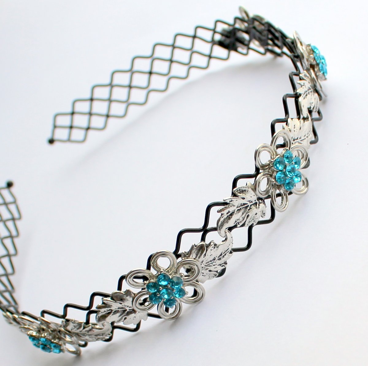 Rozkvetlá čelenka + náušnice zdarma!!!