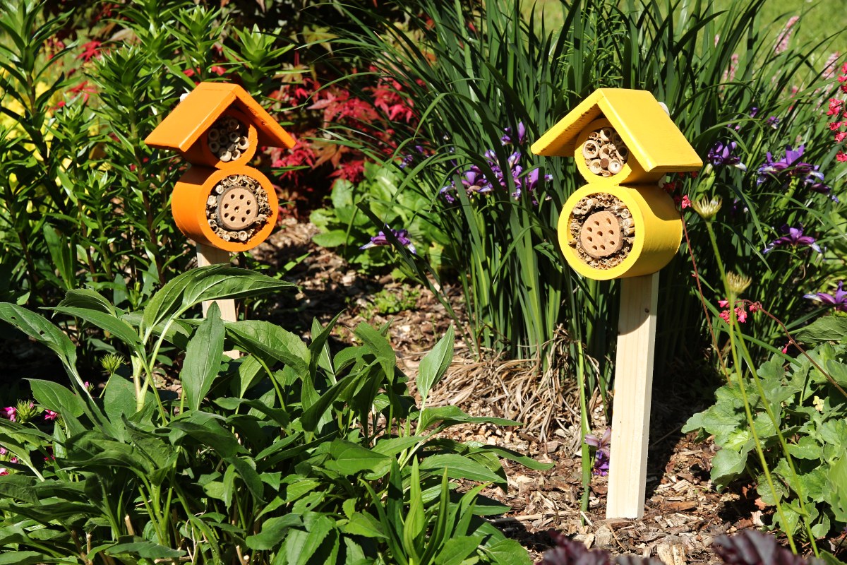 DUO Hmyzí domečky do záhonu - 2 ks