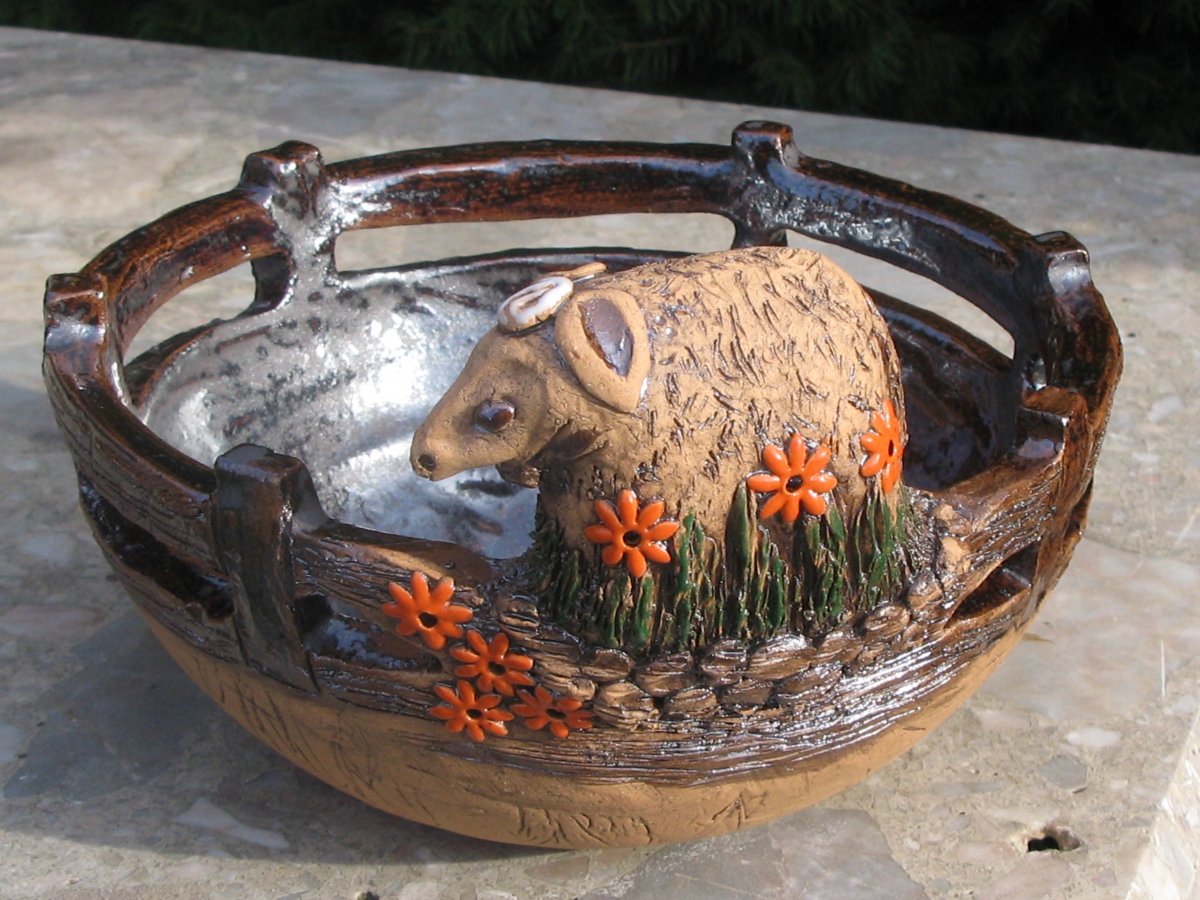 Miska s ovečkou 20 cm