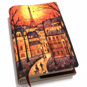 PODZIMNÍ PAŘÍŽ -  nastavitelný obal na knihu