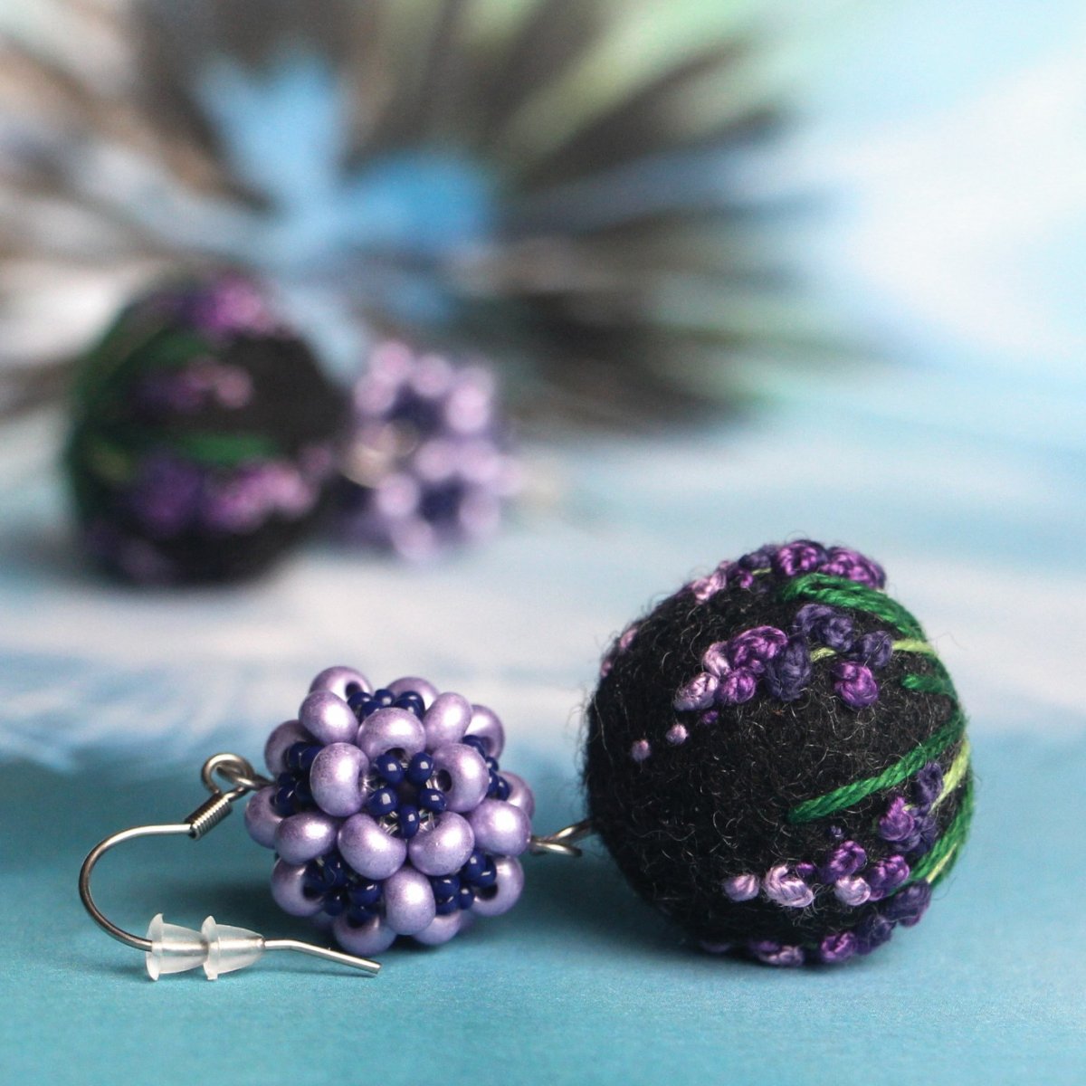 Náušnice - A zase ta vůně levandule