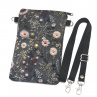 VYŠÍVANÉ LUČNÍ KVĚTY  - crossbody taštička