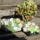 Náramek s broží "Jemnost"