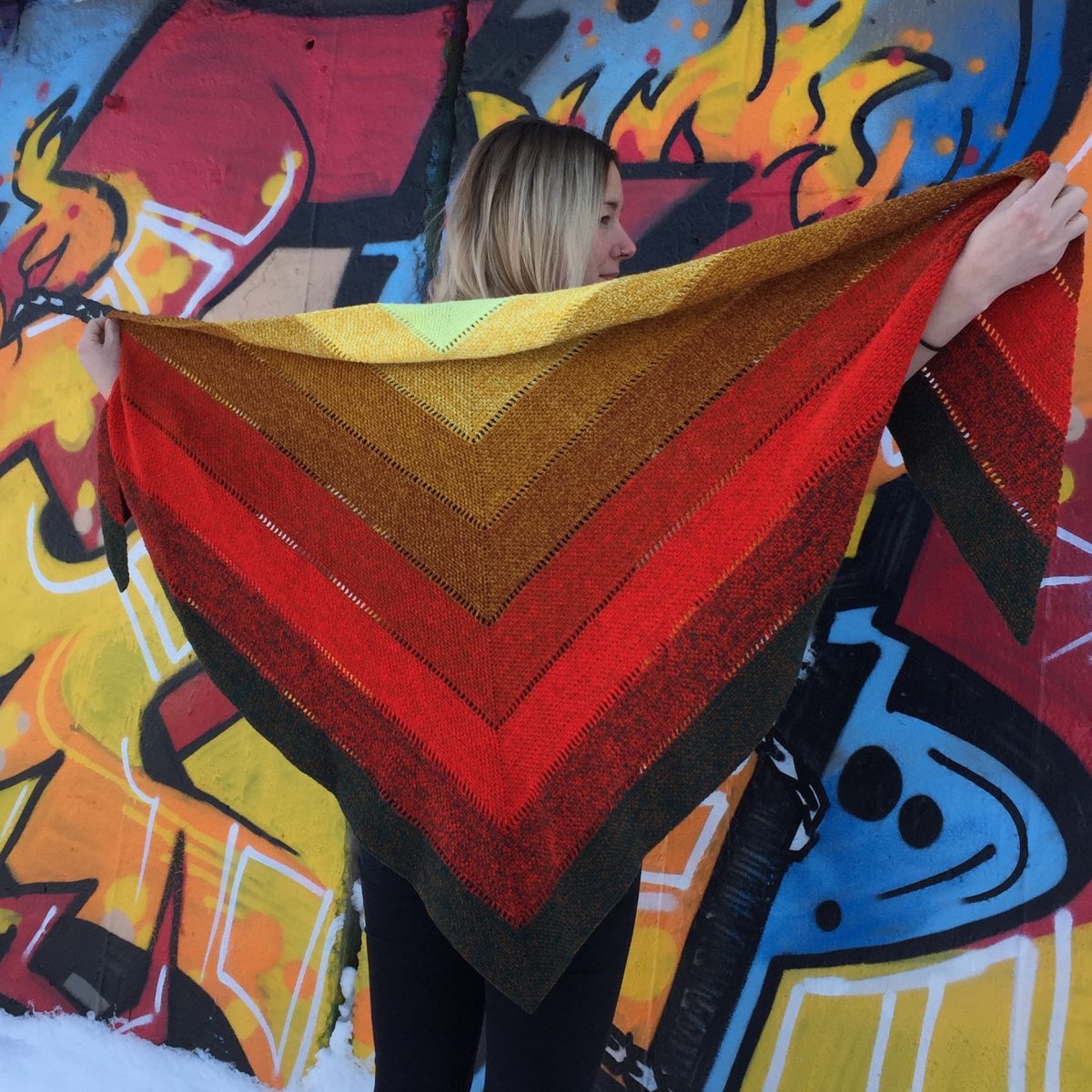 Háčkovaný maxišátek - pléd