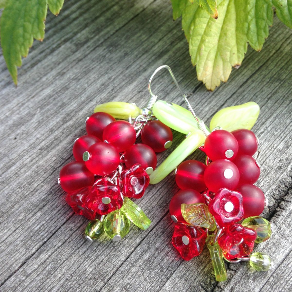 Rybízky - náušnice