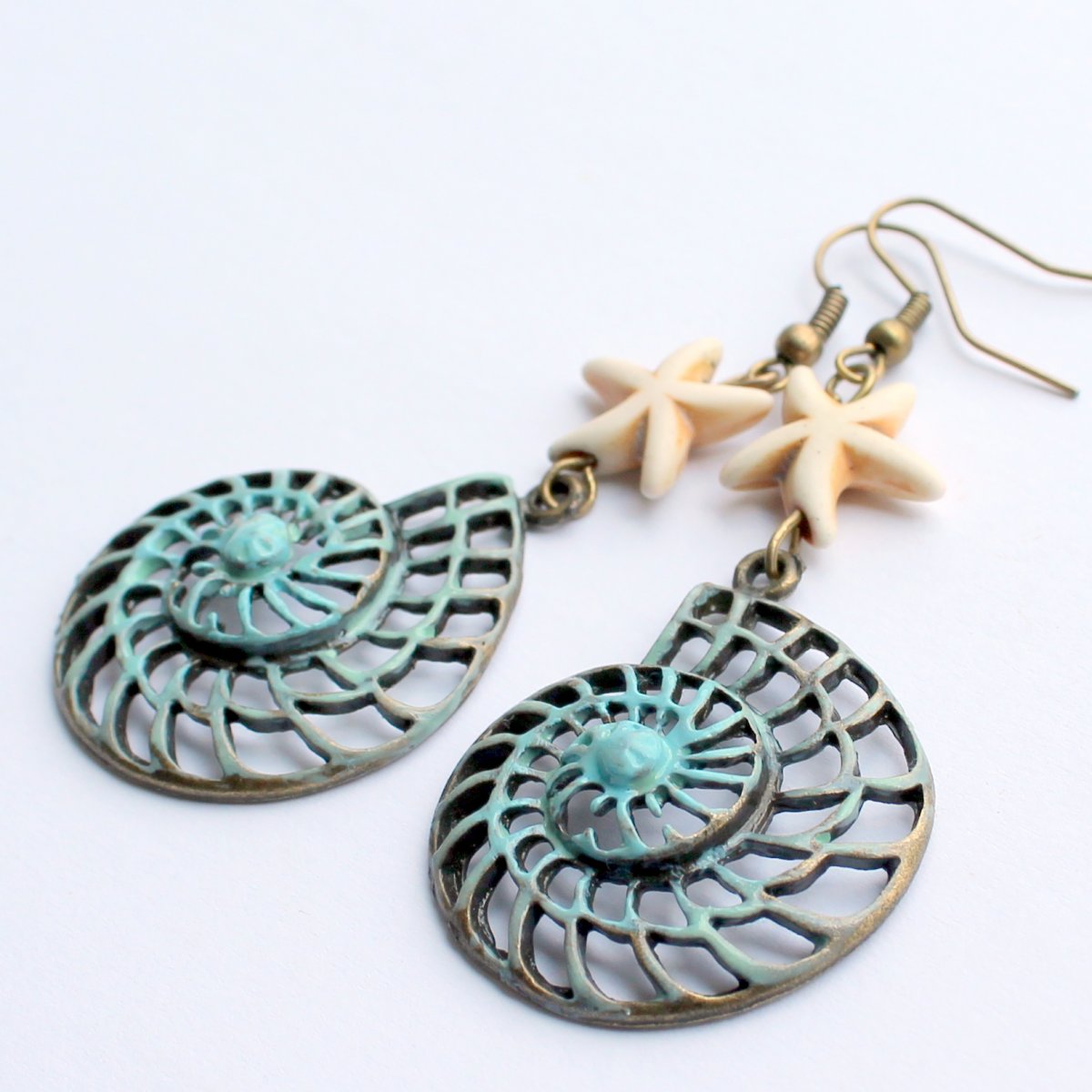 Na pláži - náušnice