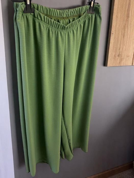 Dámské kalhoty kreš khaki - M/L