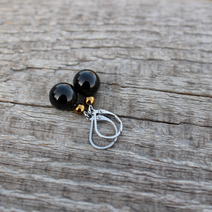 Nocturno • onyx + hematit, chir. ocel