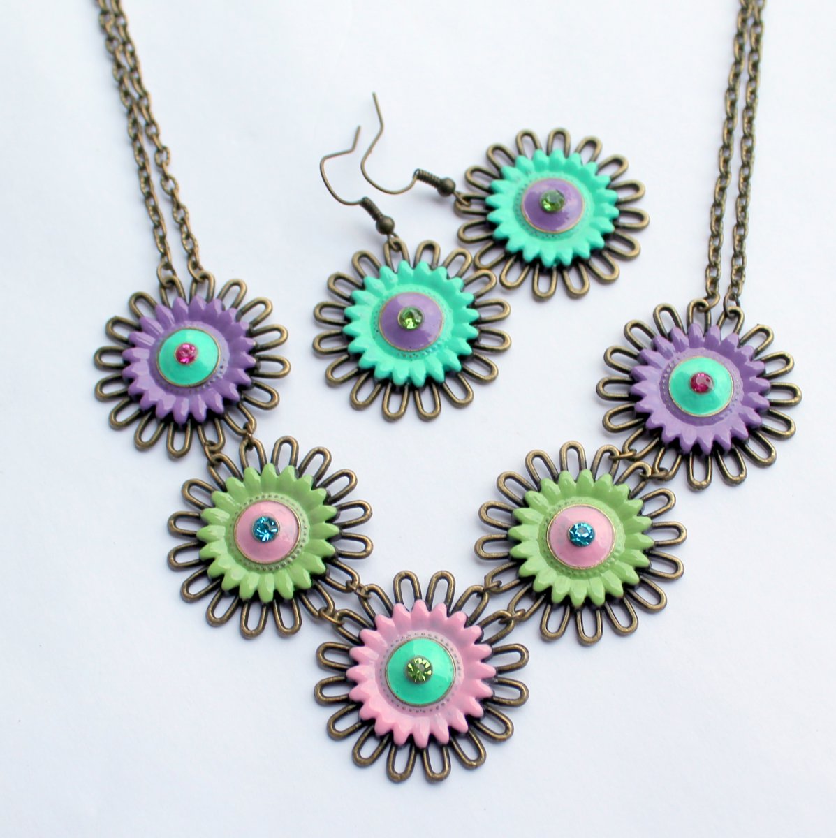 BOHO souprava s květinami