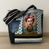 Velká jeansová taška Frida Kahlo