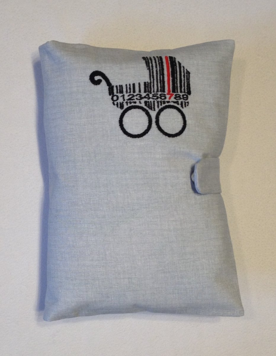 Plenkovník 4 v 1 - šedý s výšivkou, 4 kapsy