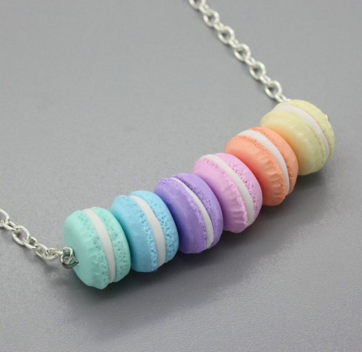 makronkový náhrdelník