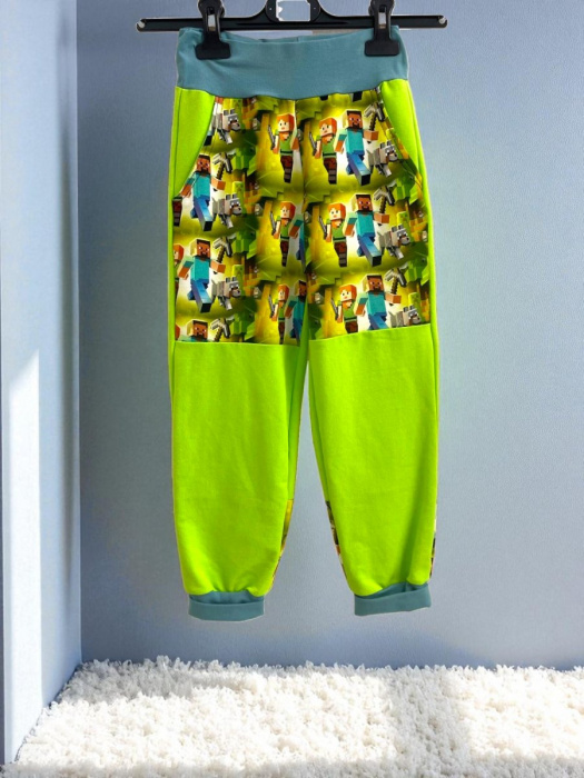 Dětské tepláky Minecraft 116 limet