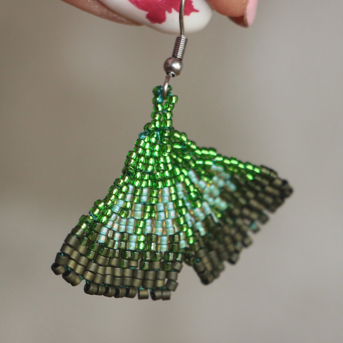 Lístečky ginko (jinan) - náušky