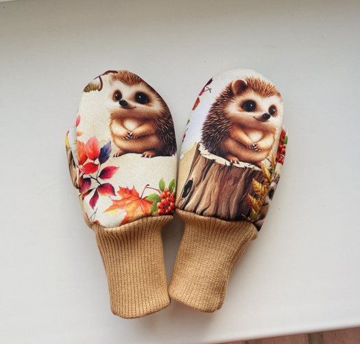 Softshellové rukavice beránkové-na paloučku