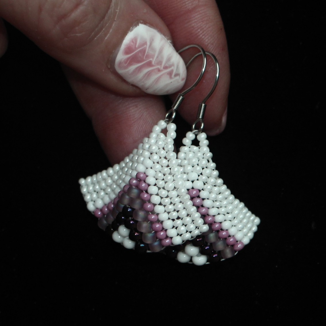 Náušnice - Vějířkové něžné