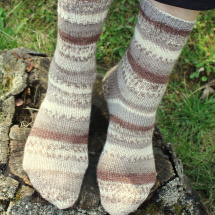 Ručně pletené dámské ponožky 