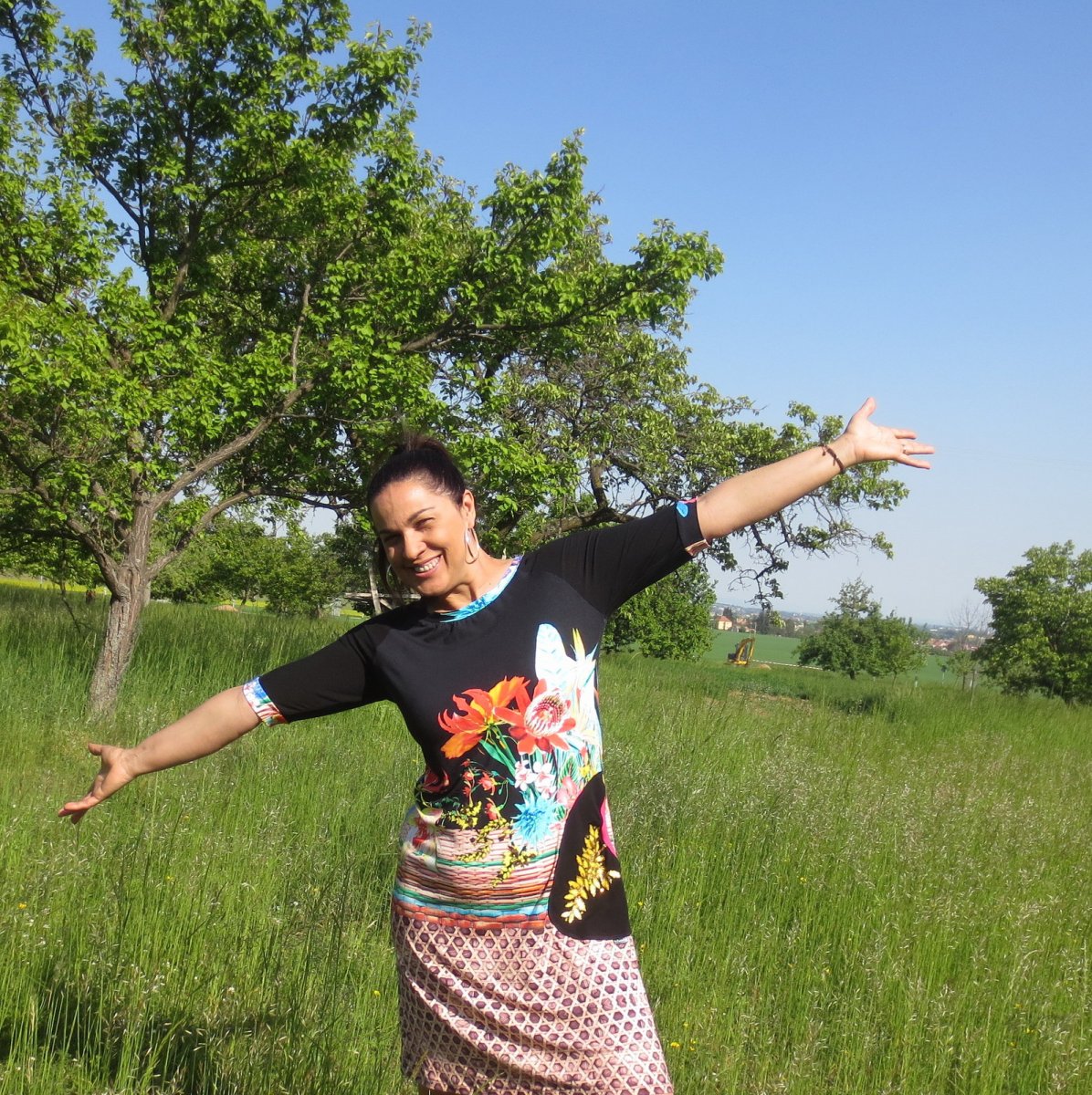 Šaty "Tropická zahrada"