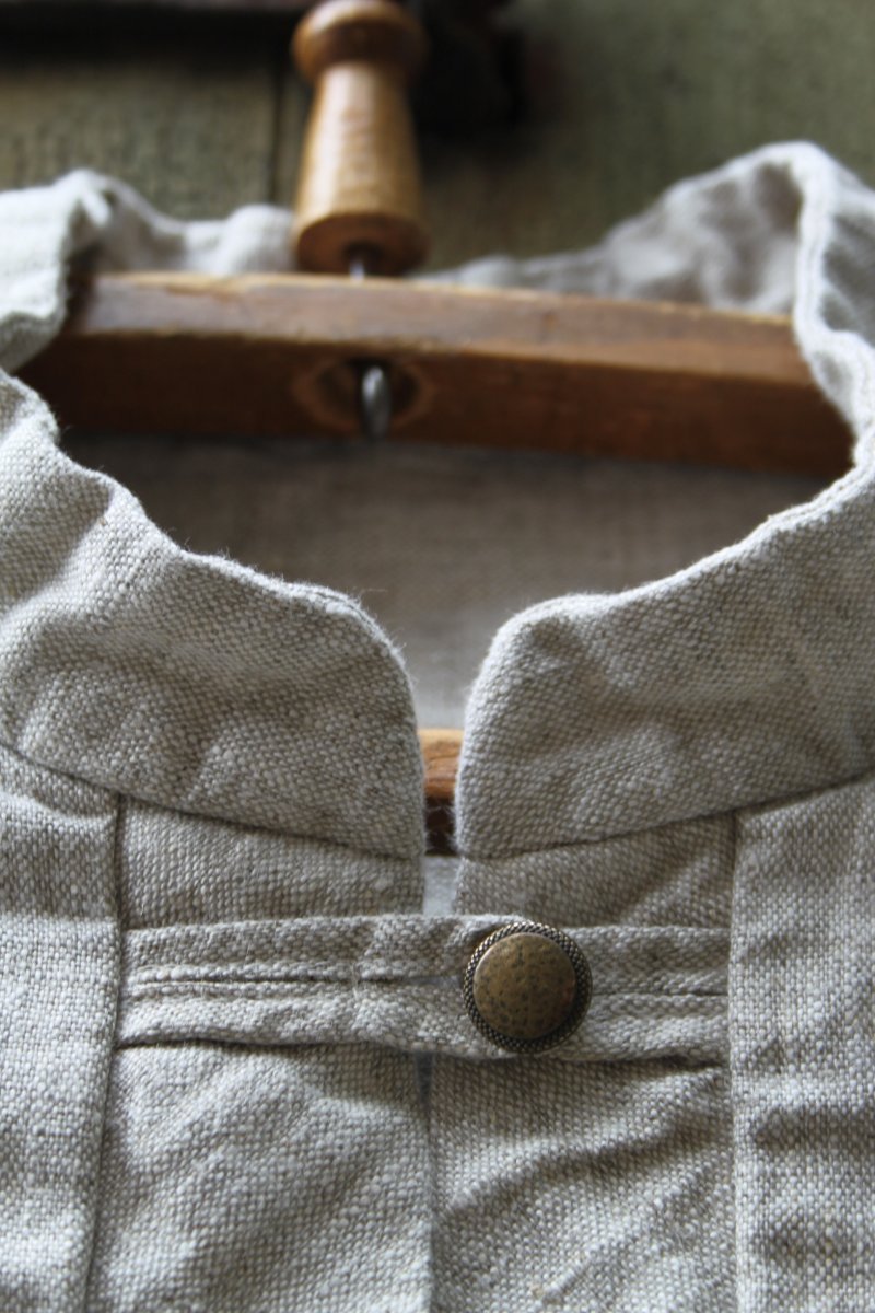 Přírodní lněná pánská košile