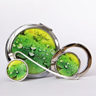 sada Kapky - zrcátko, háček na kabelku, záložka