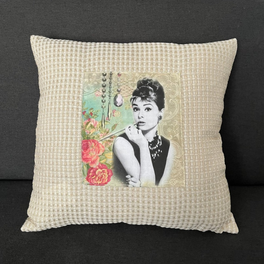 Povlak na polštář Audrey Hepburn 