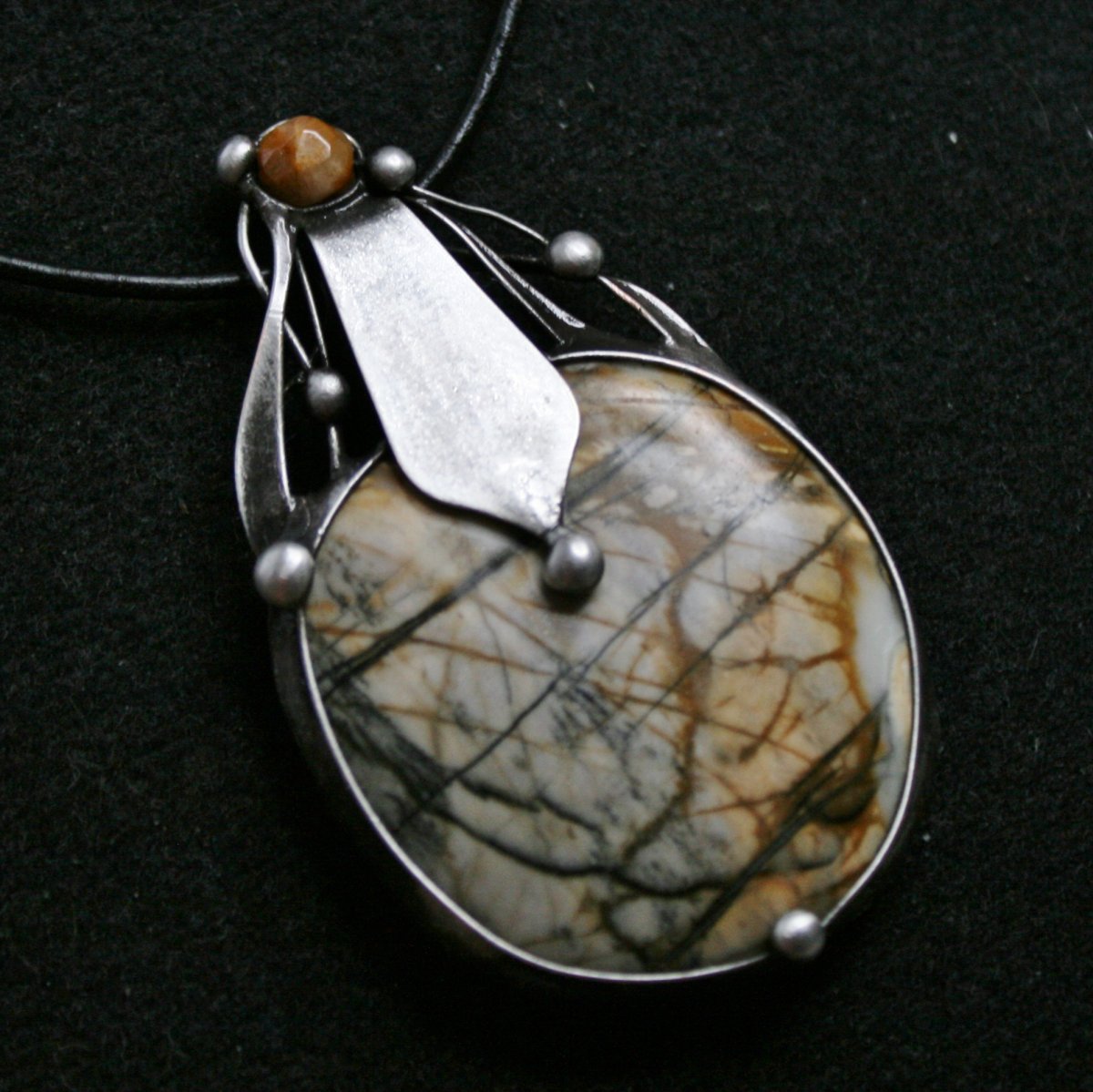 Cestičky - jaspis picasso 