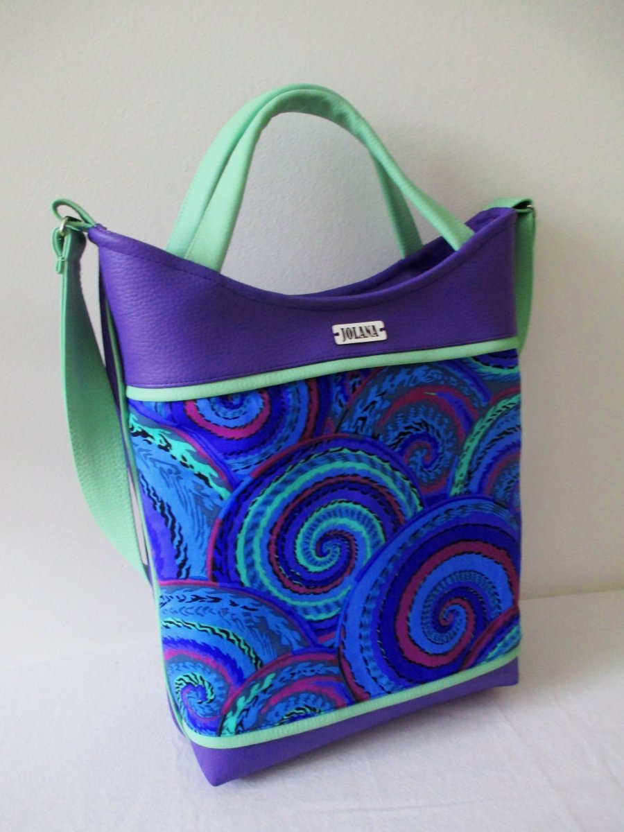 Kabelka modrý šnek