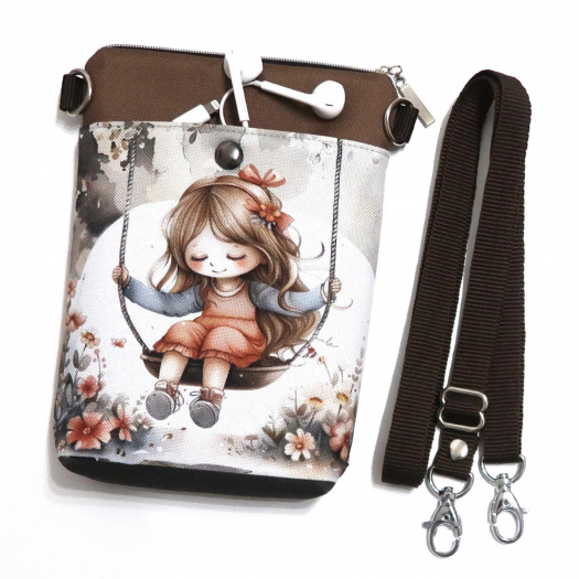 DĚVČÁTKO NA HOUPAČCE  - crossbody taštička
