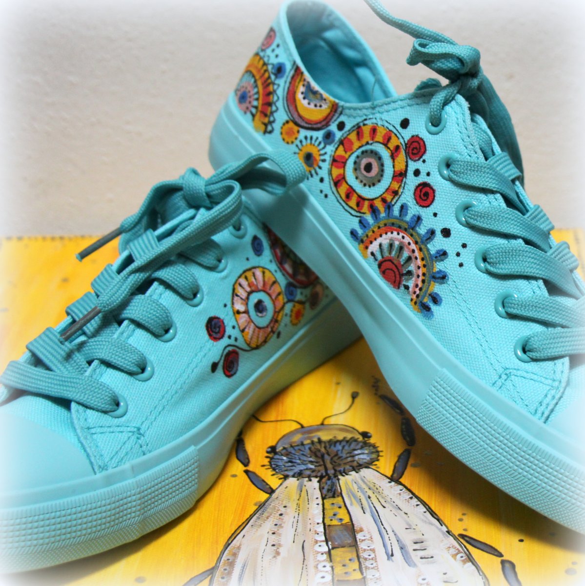 Mandalíny modré vel. 39 na obj.