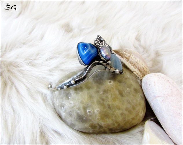 Náramek - blue elegance