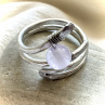Prsten Lavender Light s jadeitem