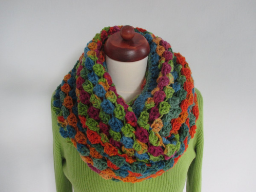 Nákrčník z kolekce "Batik" - "Barevný podzim"