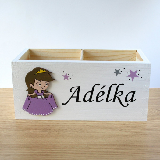 Dvojitý tužkovník s princeznou