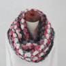 Nákrčník z kolekce "Batik" - "Lila-grey"