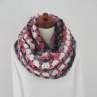 Nákrčník z kolekce "Batik" - "Lila-grey"