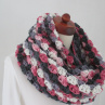 Nákrčník z kolekce "Batik" - "Lila-grey"