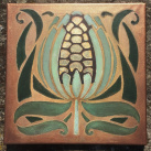 Obraz Secesní motiv - kukuřice