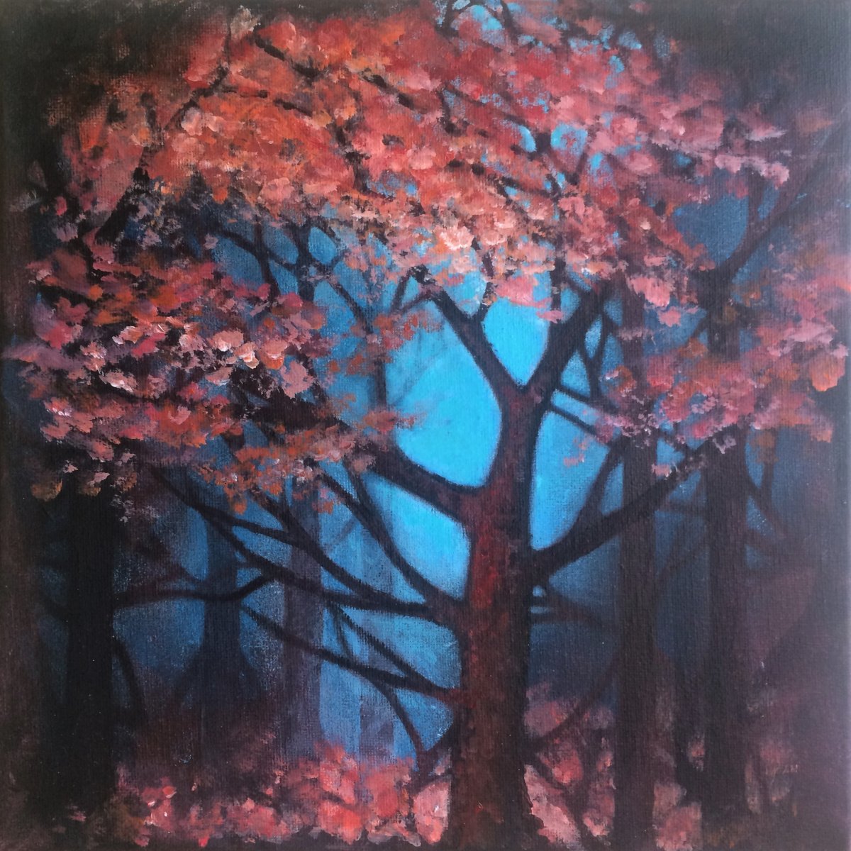 Obraz Červený strom