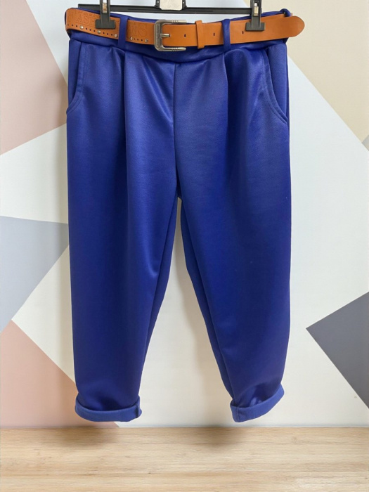 Dámské fialové kalhoty Banány