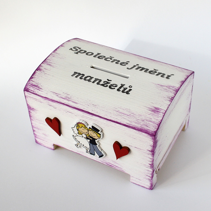 Svatební pokladnička - ihned k odeslání