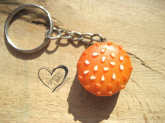 KLÍČENKA - PŘÍVĚSEK - HAMBURGER